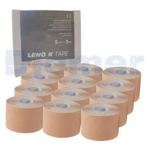 Kinesio Neuromuskuläre Bandage Beige Box 12 Stk.